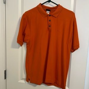 PATAGONIA SHORT SLEEVE POLO, ORANGE -MEDIUM